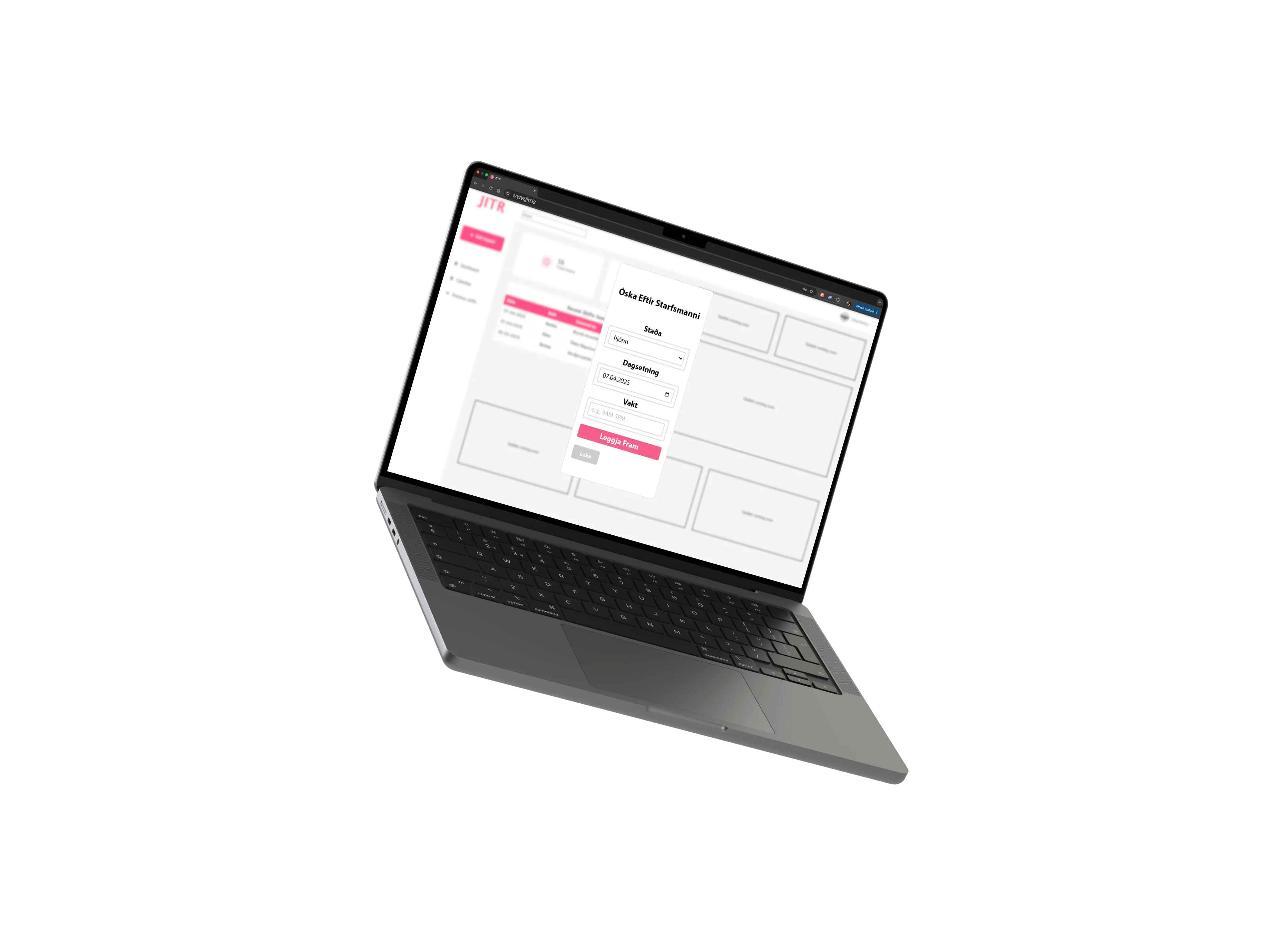 Mobile mockup